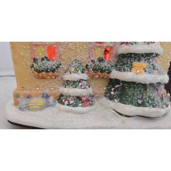 2004 Lemax Enchanted Forest Fiber Optic Lighted Candy Christmas Village House - Picture 4 of 6